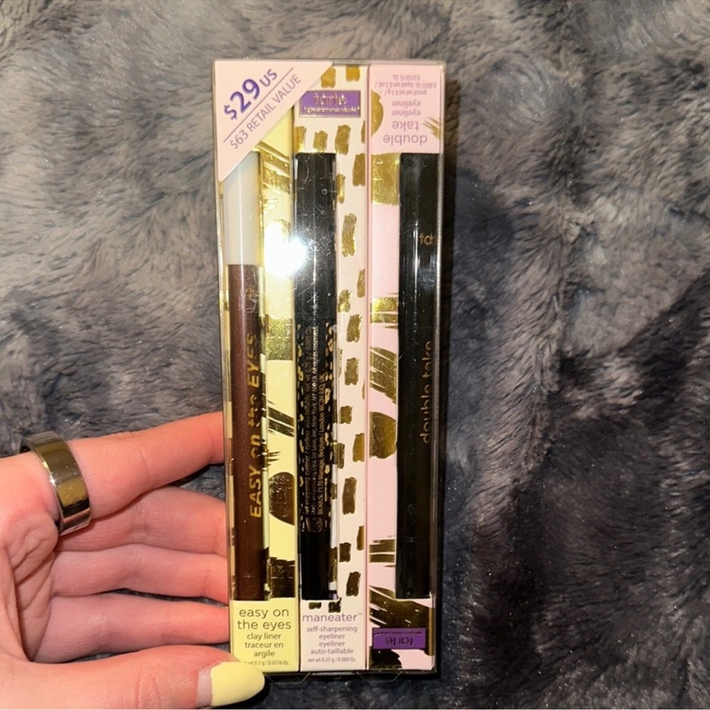 Tarte Eye Makeup Duo with Black and Gold Accents